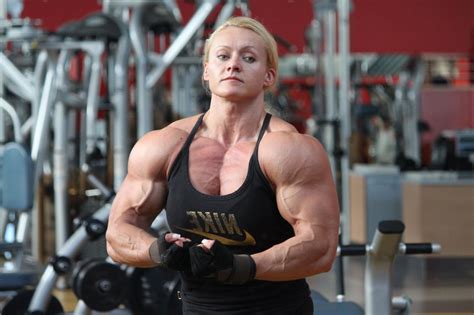 extreme female body builder